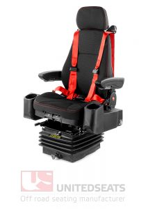 UnitedSeats LGV90/C7 Pro with 4 point seat belt and consoles