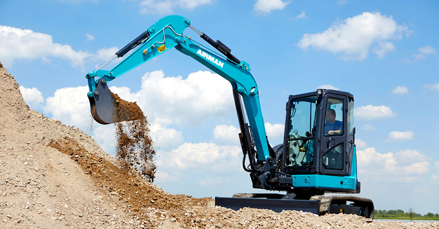 Airman mini excavator machine