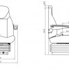 CS85/C1 PVC Mechanical suspension seat - Image 3