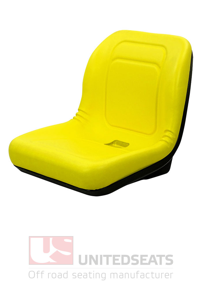UnitedSeats Mi600 pvc yellow seat for tractor and small vehicles
