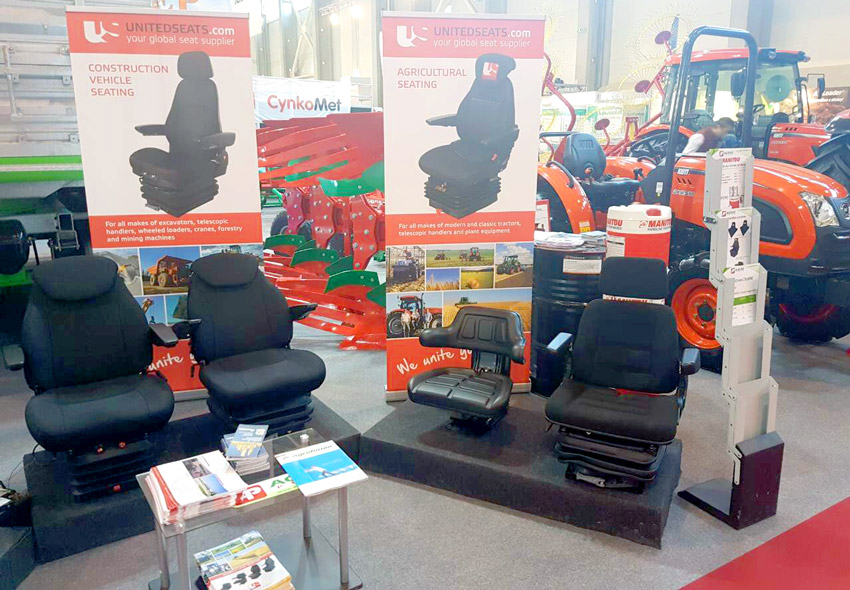 UnitedSeats and Agra Plaza KFT attend the AGROmeshEXPO show
