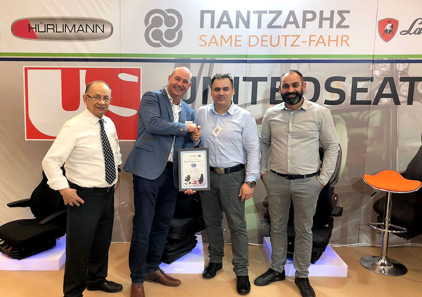 Pantzaris and UnitedSeats at Agrotica Show