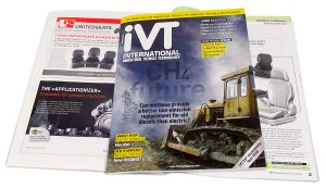 IVT magazine with UnitedSeats MGV35 and MGV55 article and advert