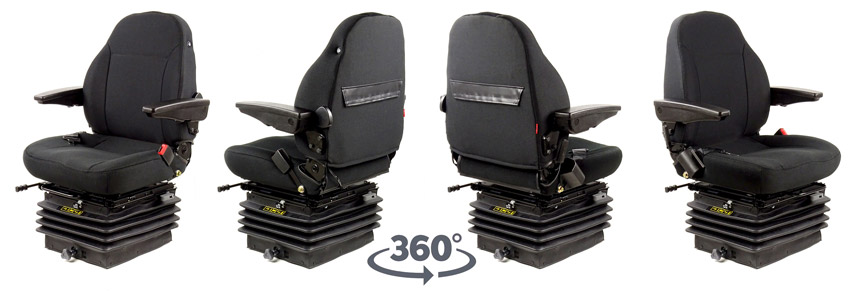 UnitedSeats present new Backhoe loader Air seat package