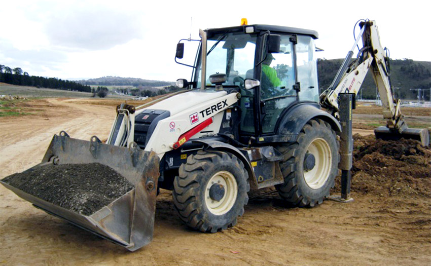 Terex backhoe