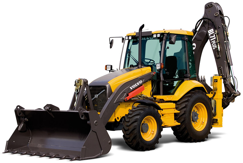 Volvo backhoe