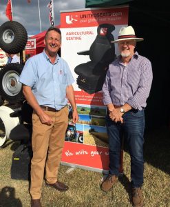 UnitedSeats and The Independent Agri-Parts at Honiton Show 2018 - Paul Clist and David Hale