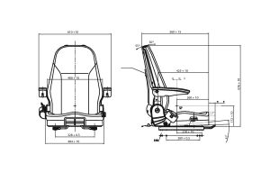C7 PRO Technical drawing