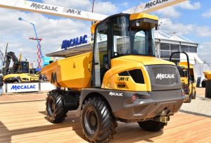 Mecalac site dumper 6MDX with UnitedSeats MGV55 seat