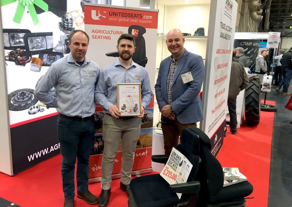 UnitedSeats and Agriline silver certificate at Lamma 2019