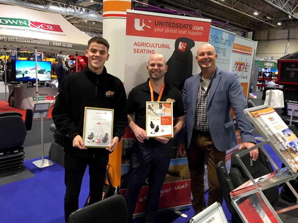 UnitedSeats and TEK-Seating at Lamma Show 2019 Golden Certificate 2018