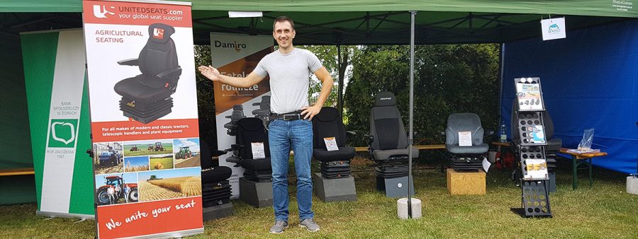 Damiro attend the Harvest Festival show in Suszec with UnitedSeats products