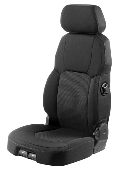 UnitedSeats C8 black fabric