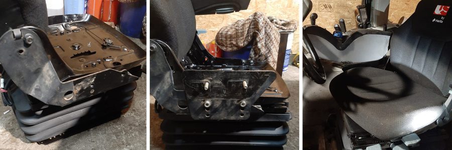 Carlat make special UnitedSeats Rancher installation in a Massey Ferguson 6480 Tractor