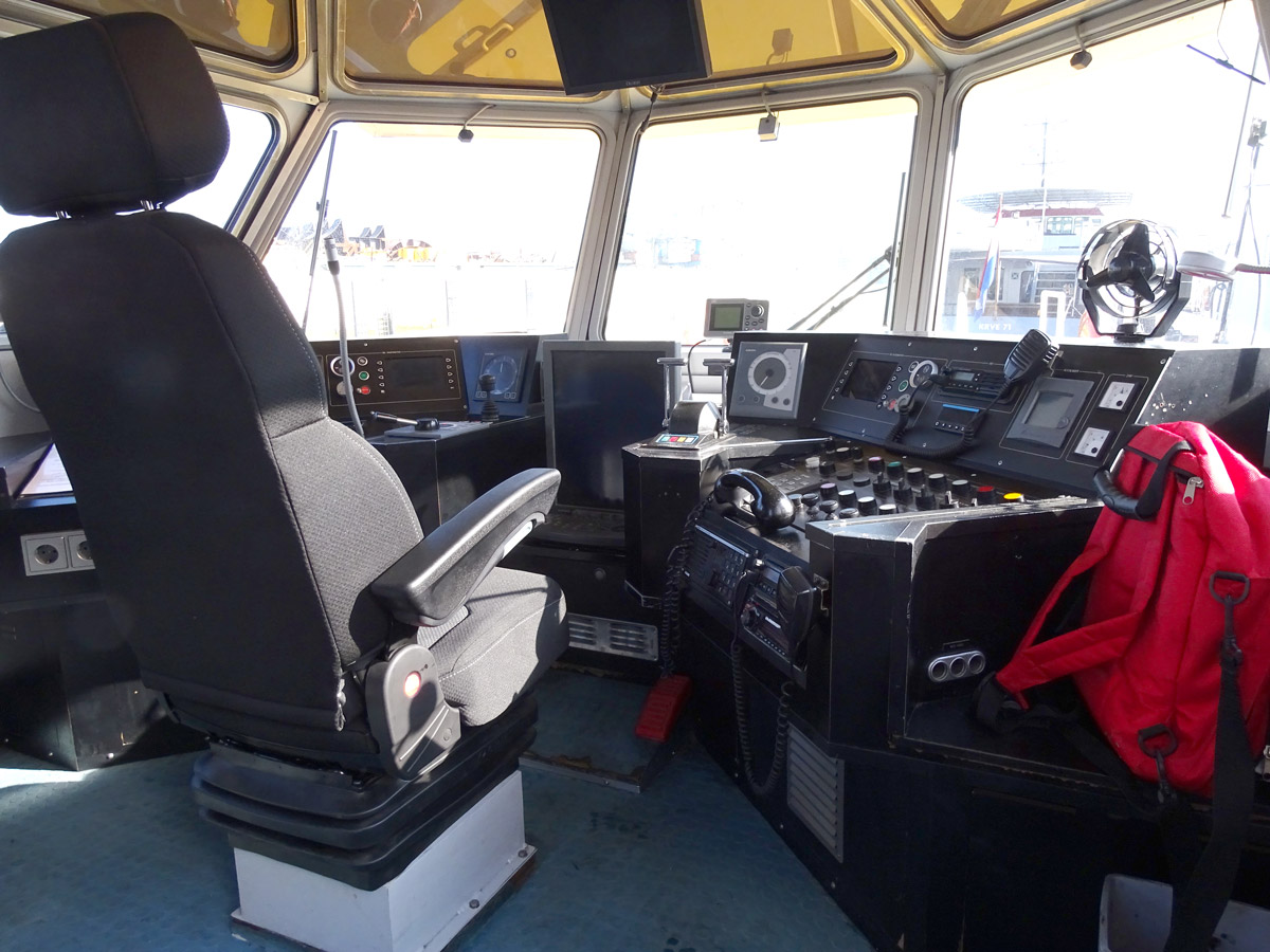 UnitedSeats C8 Pro vessel seat for Dutch marine company KRVE