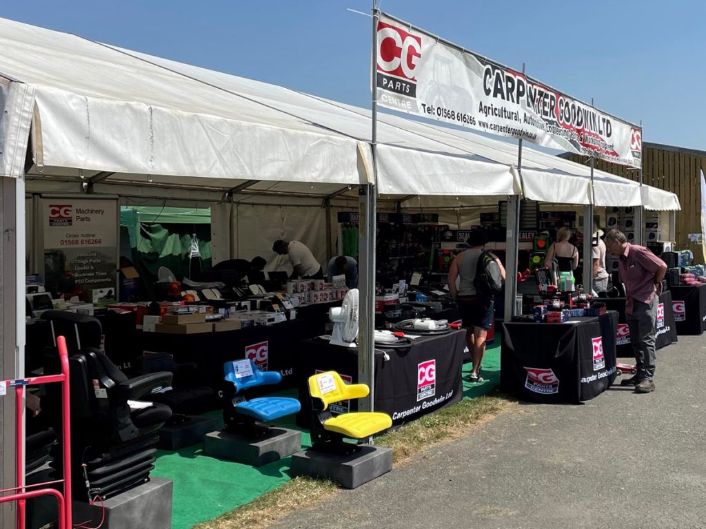 UnitedSeats dealer Carpenter Goodwin attend the Royal Welsh Agricultural Show 2022