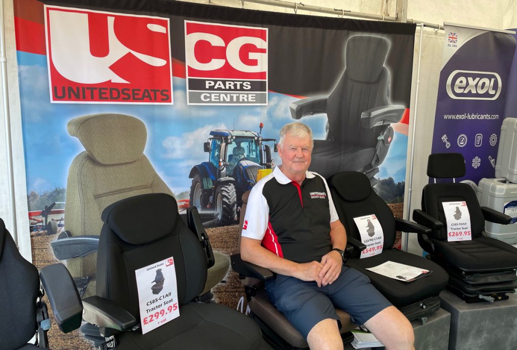 UnitedSeats dealer Carpenter Goodwin attend the Royal Welsh Agricultural Show 2022-