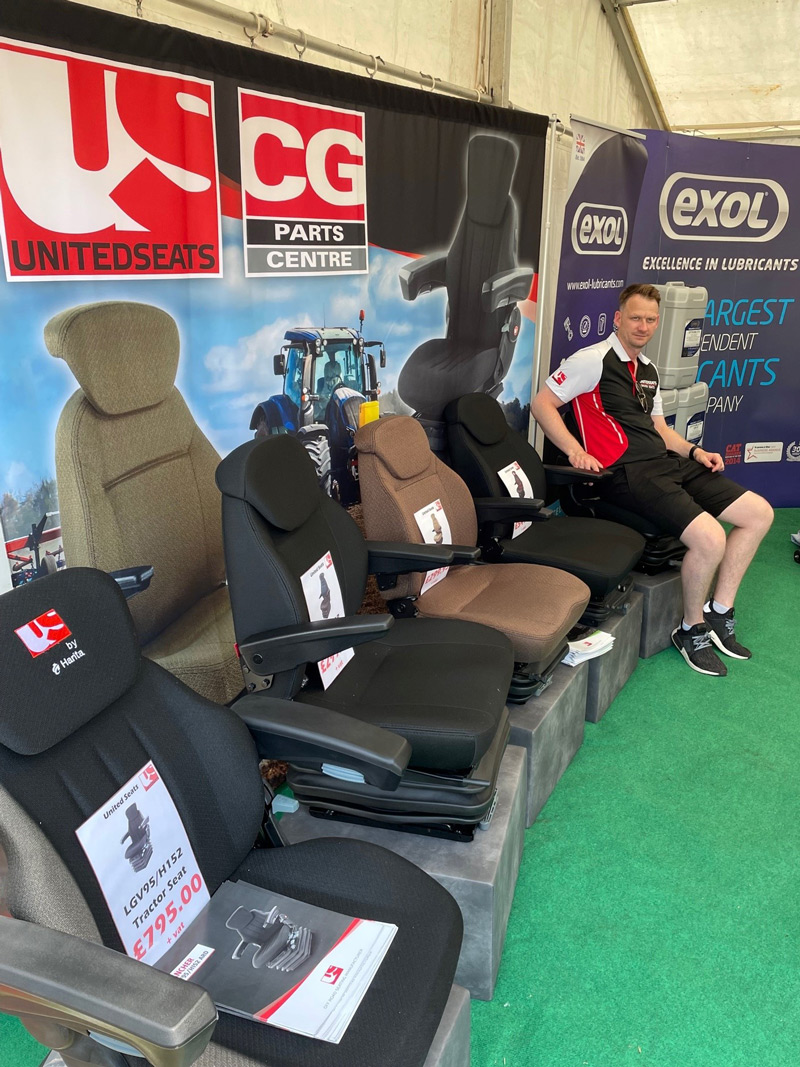 UnitedSeats dealer Carpenter Goodwin attend the Royal Welsh Agricultural Show 2022