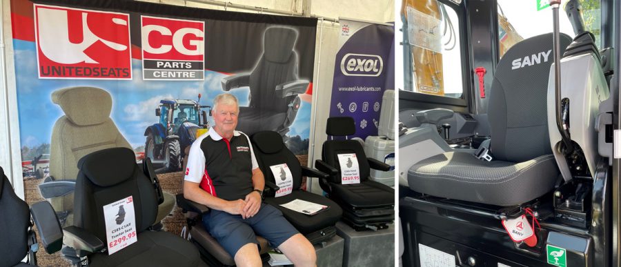 UnitedSeats dealer Carpenter Goodwin attend the Royal Welsh Agricultural Show 2022