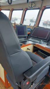 UnitedSeats MGV120/C8 Pro marine seat for Hayduk fishing fleet Peru