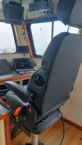 UnitedSeats MGV120/C8 Pro marine seat for Hayduk fishing fleet Peru