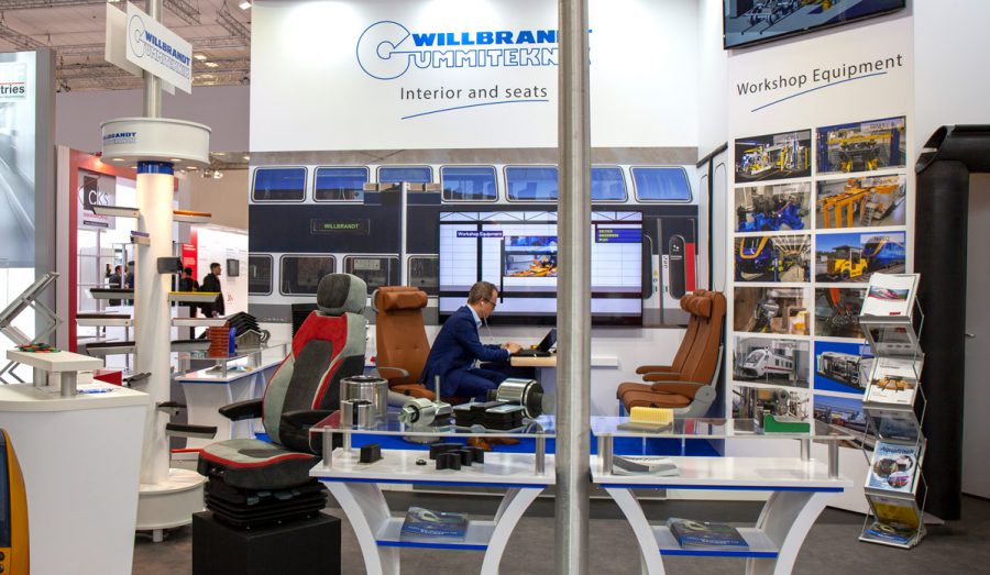 UnitedSeat dealer Willbrandt Gummiteknik attend the InnoTrans expo 2022