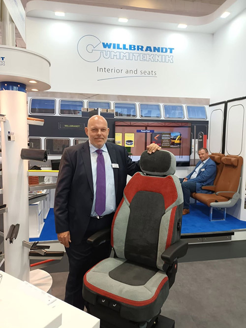 UnitedSeat dealer Willbrandt Gummiteknik attend the InnoTrans expo 2022