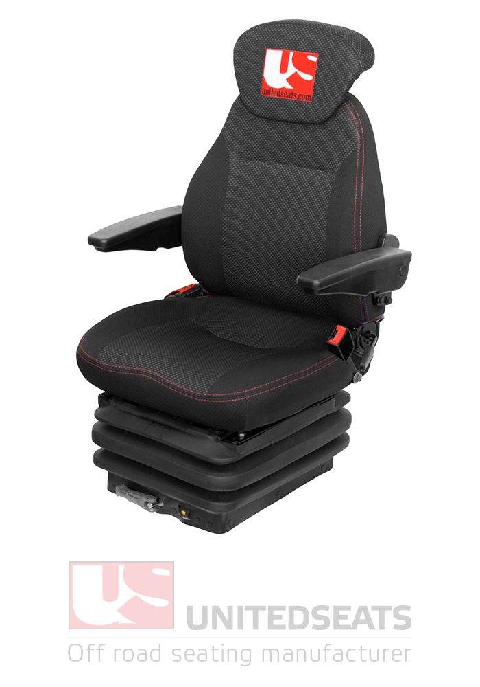 UnitedSeats CS85/C1 AR Fabric US construction and tractor seat