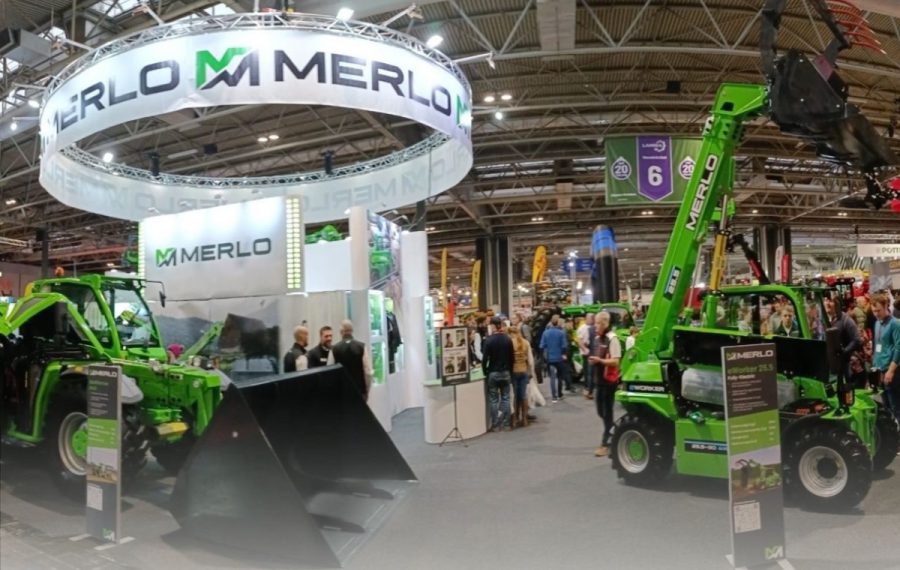 Merlo fitting UnitedSeats MGV35 to E-Worker Telehandler