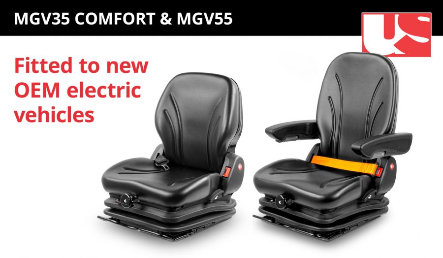 UnitedSeats seats fitted to new OEM electric vehicles Kubota and Bergmann