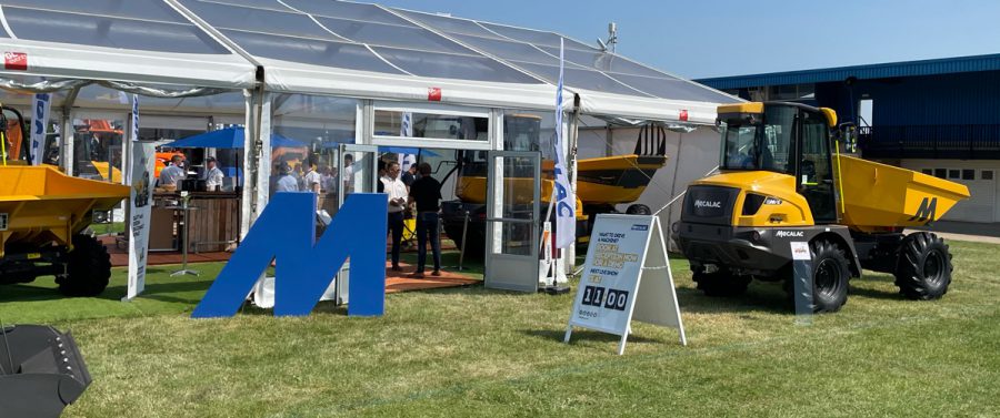 UnitedSeats customer Mecalac at Plantworx 2023