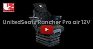 UnitedSeats Rancher Pro air seat video Youtube