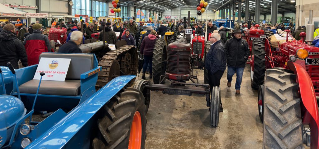 UnitedSeats dealer TractorParts Ltd at Newark Vintage Tractor Show