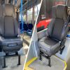 C70 Voyager bus seat fitted to bus in Sweden