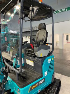 MGV55 installed in Sunward cabless mini-excavators