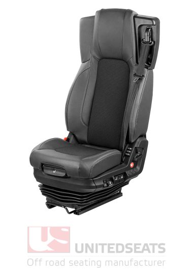 US.266000 UnitedSeats Voyager C70 Comfort pvc/fabric left handed truck and bus seat