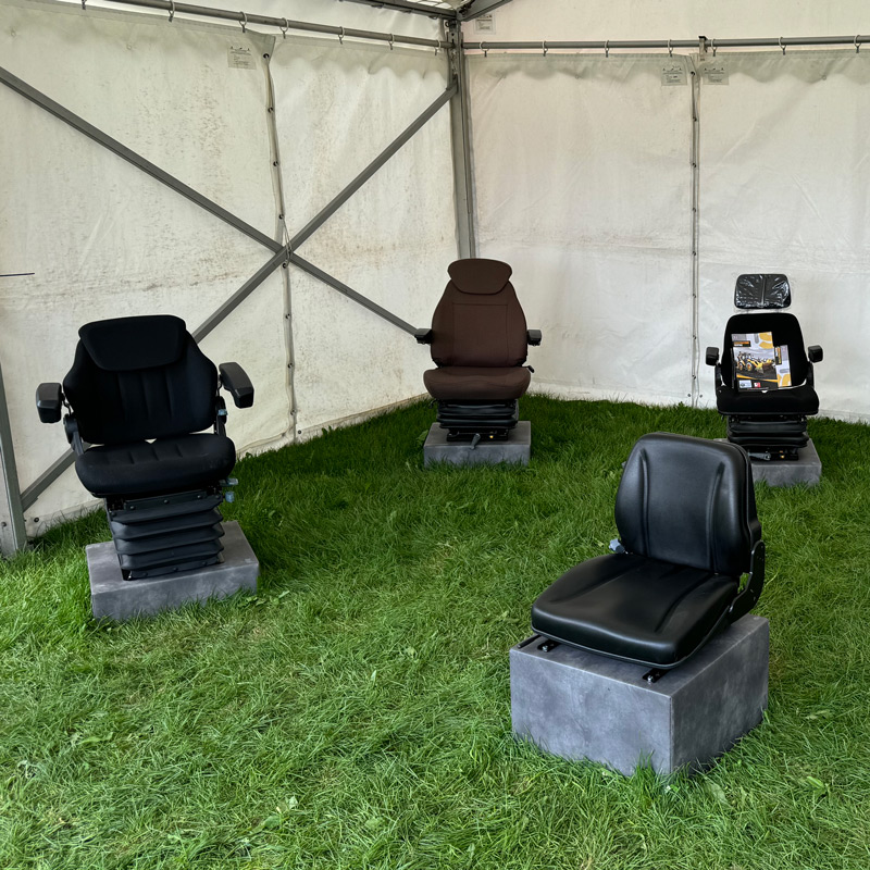 UnitedSeats dealer Independent Agri Parts showcase UnitedSeats at Driffield show 2024