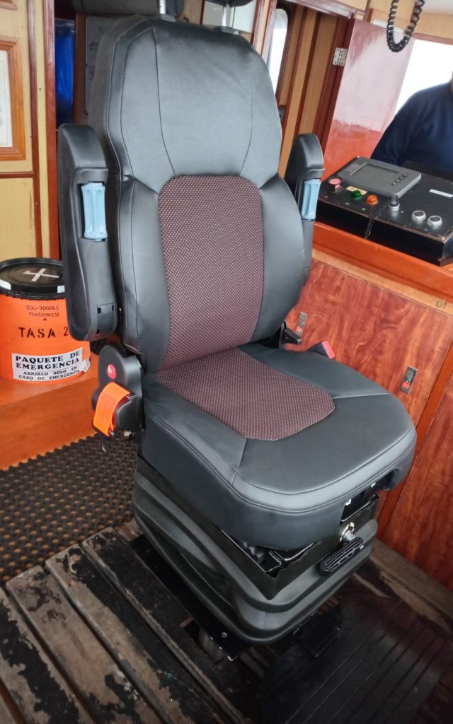 UnitedSeats MGV120/C8 Pro fitted in Peruvian fishing boats