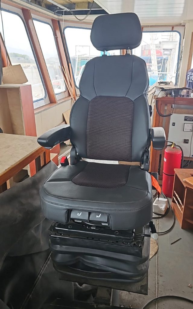 UnitedSeats MGV120/C8 Pro fitted in Peruvian fishing boats