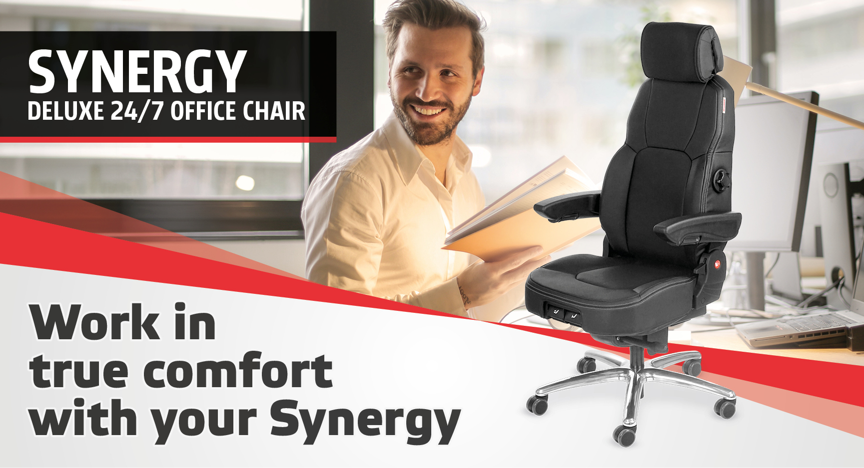 UnitedSeats website slider deluxe 24/7 office chair Synergy UnitedSeats website slider deluxe 24/7 office chair Synergy