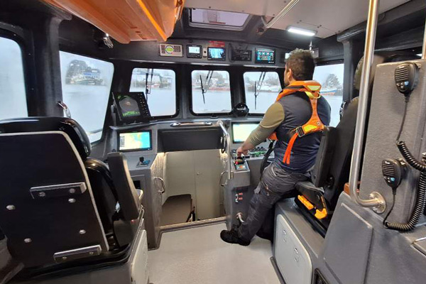 The French Sea Rescue Society (SNSM) take delivery of a new boat fitted with UnitedSeats MGV35 seats