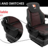 Brackets and switches now available for UnitedSeats Rancher seats