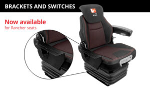 Brackets and switches now available for UnitedSeats Rancher seats