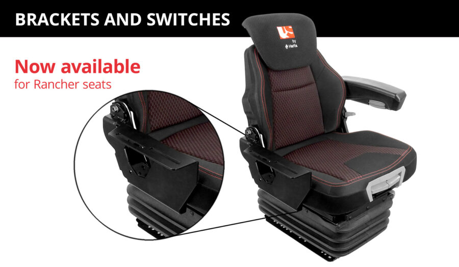 Brackets and switches now available for UnitedSeats Rancher seats