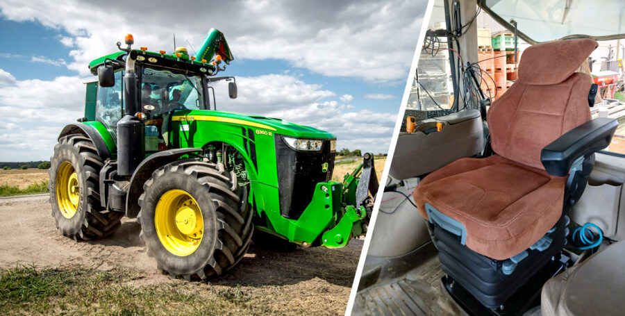 UnitedSeats dealer Sumsertech Spain achieve fantastic Rancher Pro installation for John Deere 8360R tractor