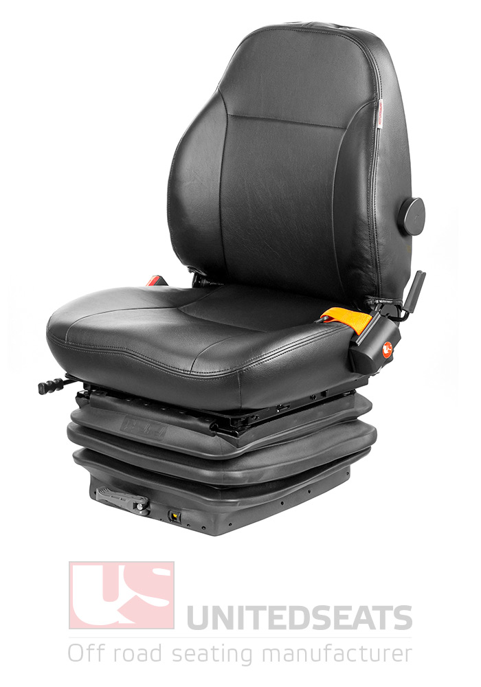 UnitedSeats CS85/C1. mechanical telehandler seat pvc US.103211