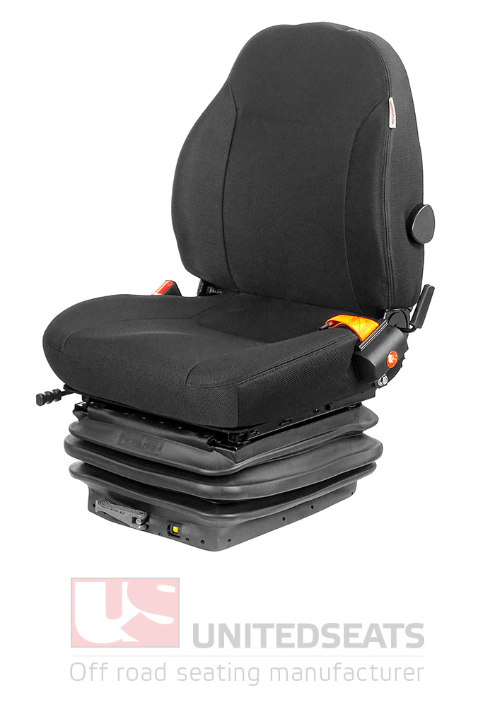 UnitedSeats CS85/C1 mechanical telehandler seat pvc US.203211