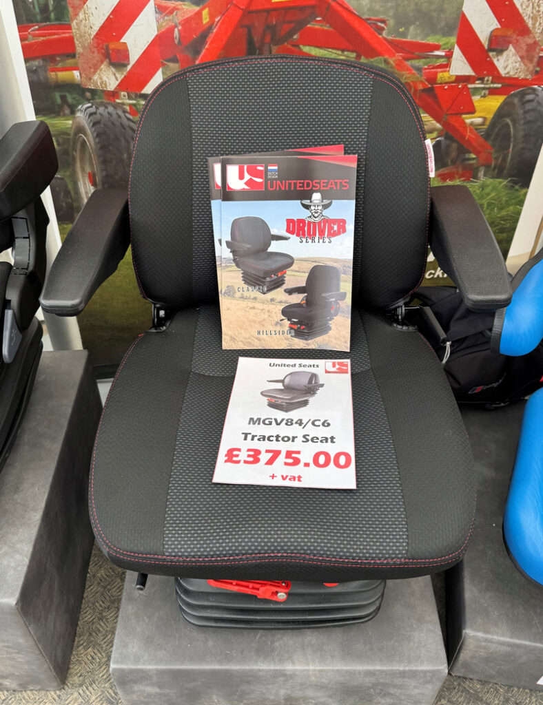 UnitedSeats dealer Carpenter Goodwin has a great seat display at the Royal Welsh Show
