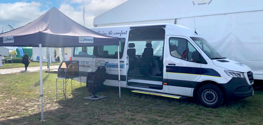 UnitedSeats dealer Forarmiljo from Sweden at the Borgeby Fair 2025