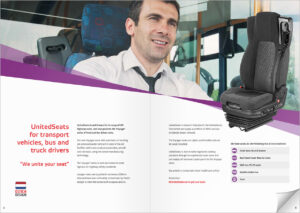 UnitedSeats bus and truck seating brochure EN page 2-3